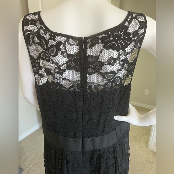 BB Dakota Cyrus Black Lace Dress‎ SZ 16 - Picture 5 of 5